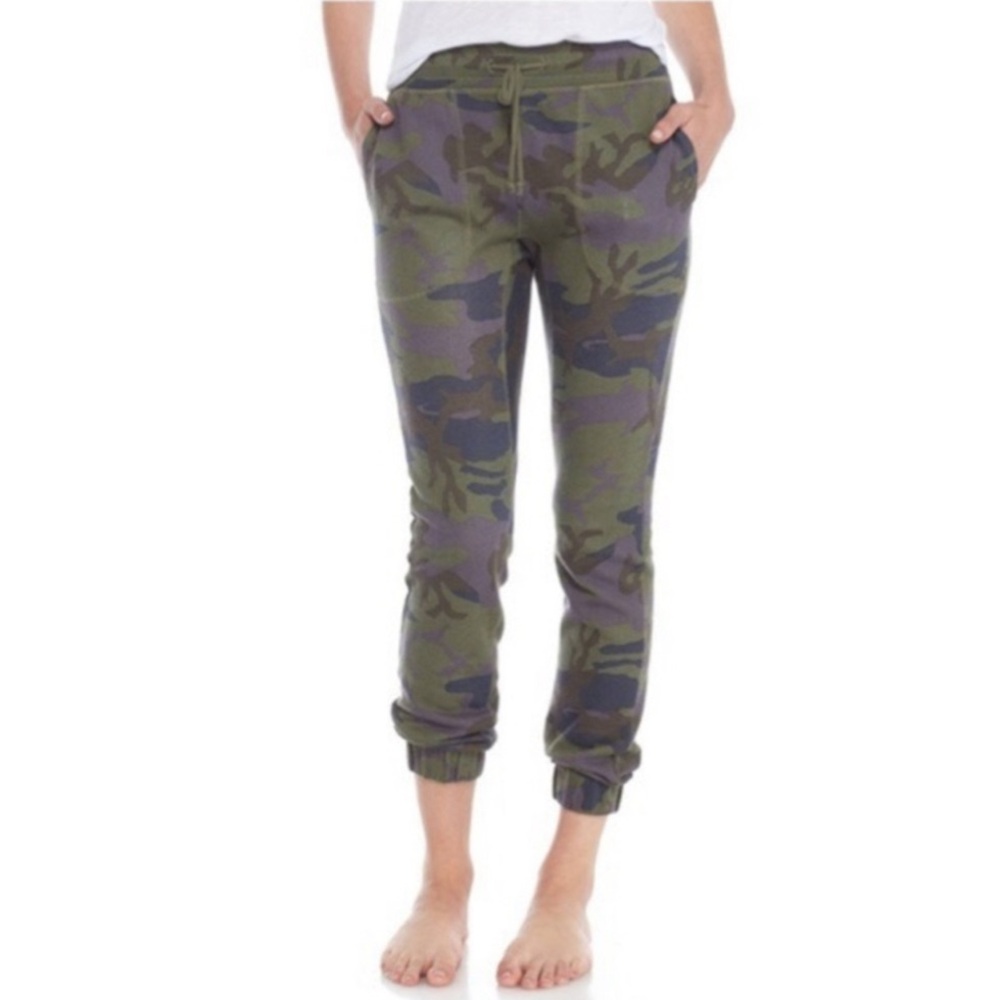 Intimately Free People Camo Jogger Sweatpants Women’s Pull-On Casual Pants Large - Picture 6 of 16